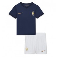 France Replica Home Minikit World Cup 2022 Short Sleeve (+ pants)